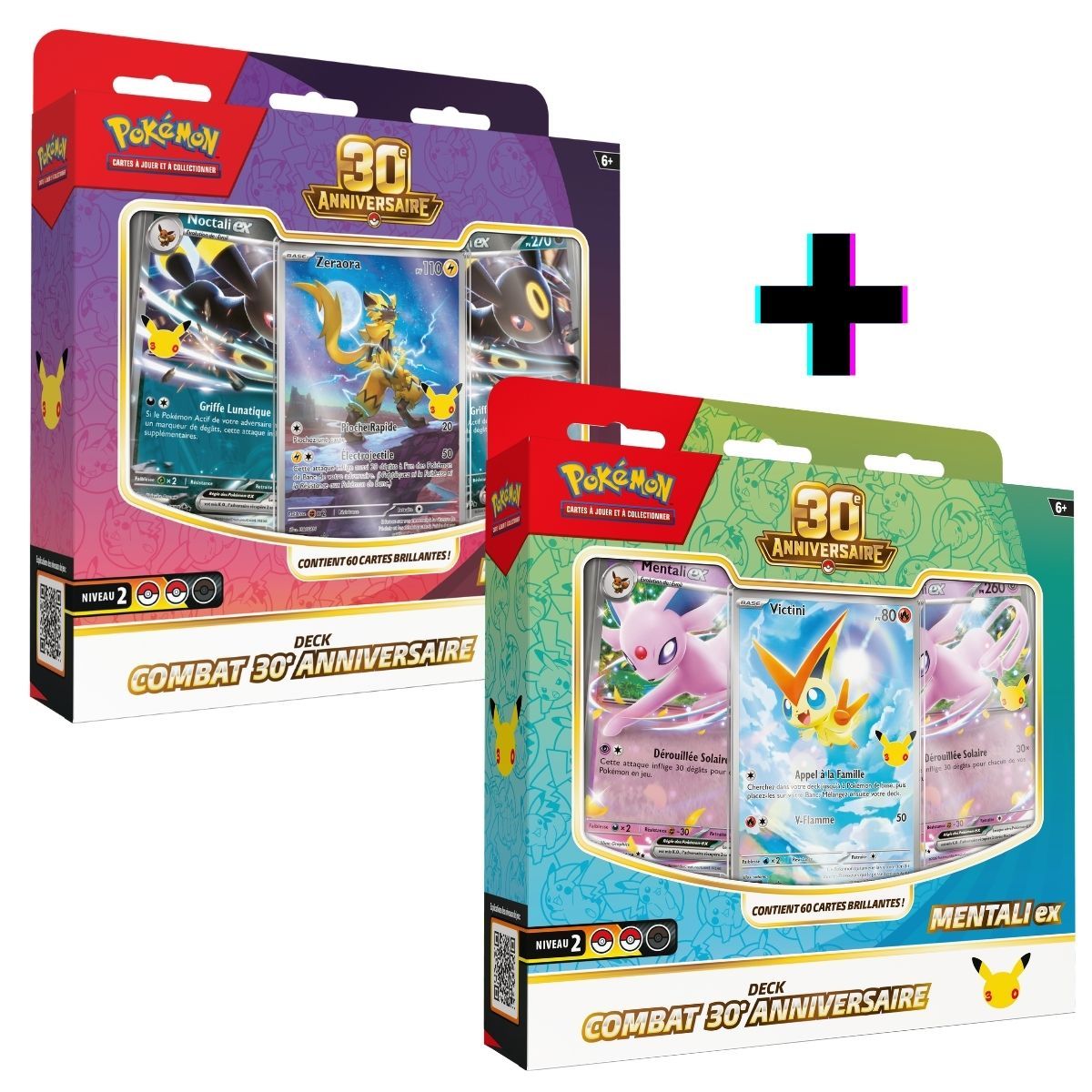 Pokémon 30e anniversaire — Lot de 2 decks de combat (FR)