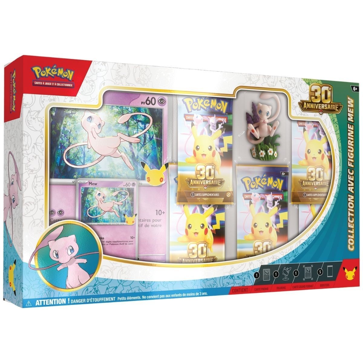Pokémon 30e anniversaire — Coffret figurine Mew (FR)
