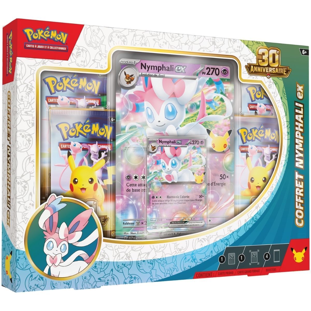 Pokémon 30e anniversaire — Coffret Nymphali-ex (FR)