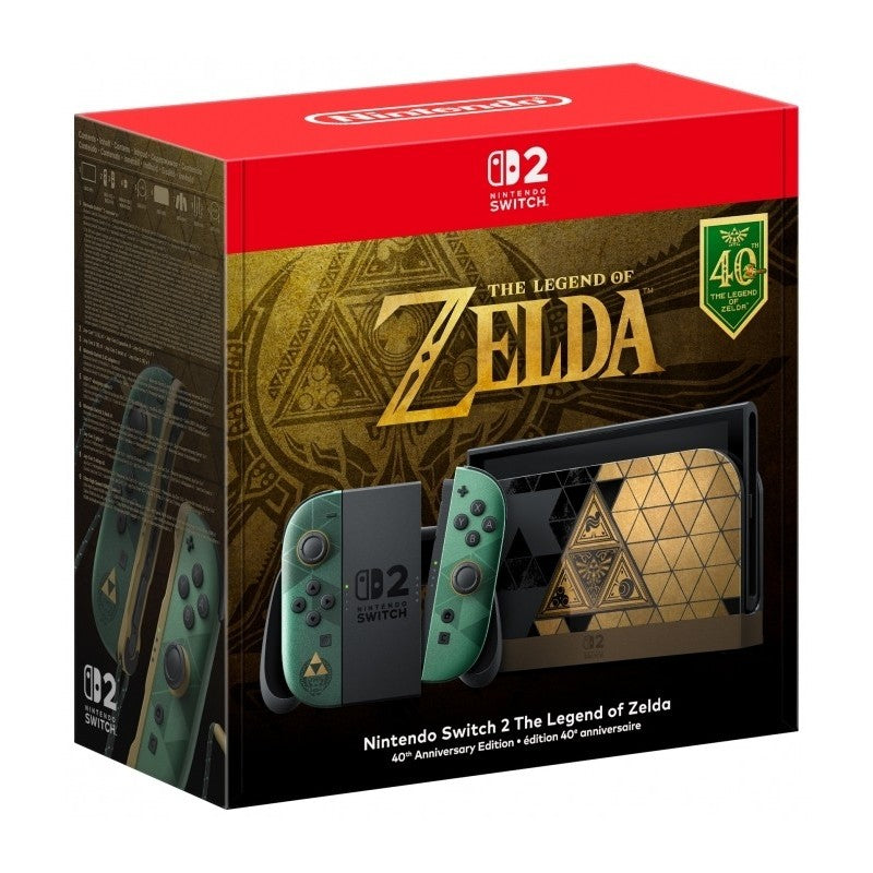 Nintendo Switch 2 — The Legend of Zelda 40e anniversaire