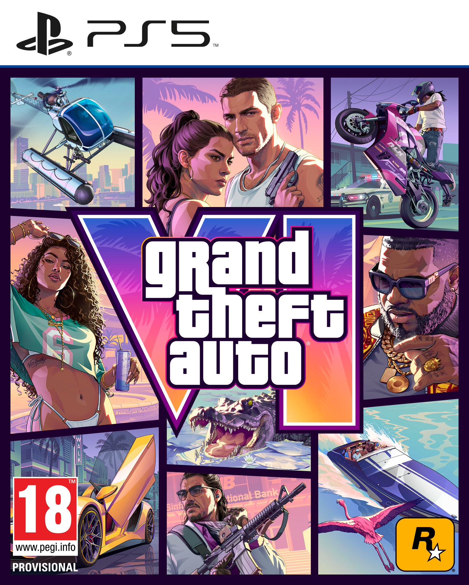 Grand Theft Auto VI PS5 Bundle — Game + DualSense blanche