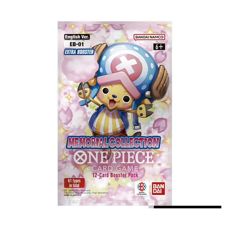 Jeu de cartes One Piece Booster Box — EB-01 Memorial Collection (24 Packs)
