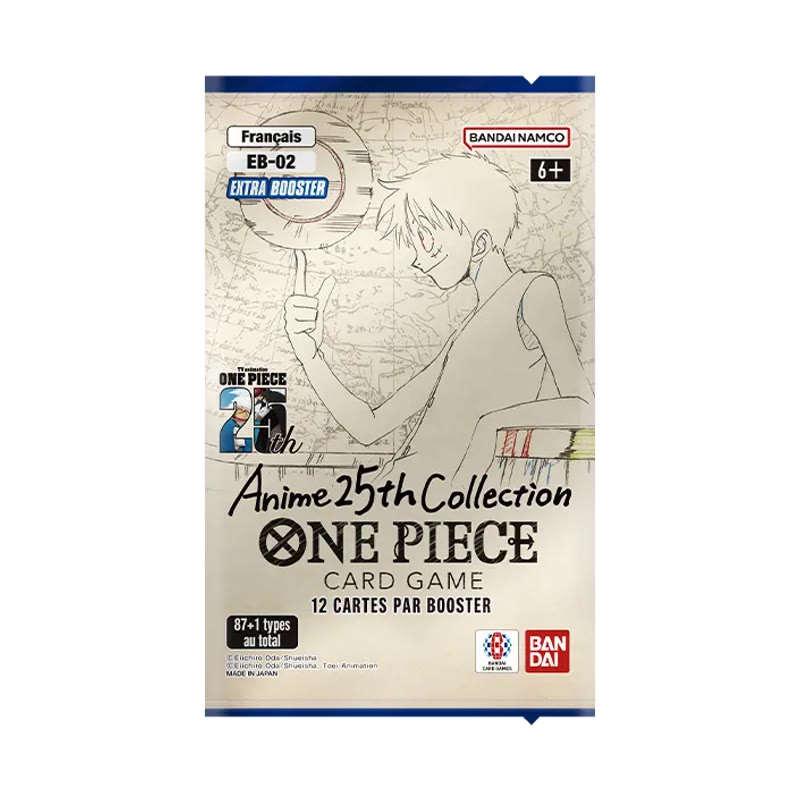 Jeu de cartes One Piece Booster Box — EB-02 Anime 25th Collection (24 Packs)