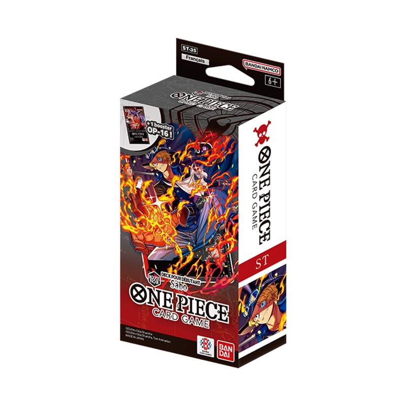 Jeu de cartes One Piece Starter Deck — ST-35 Red/Black — Sabo