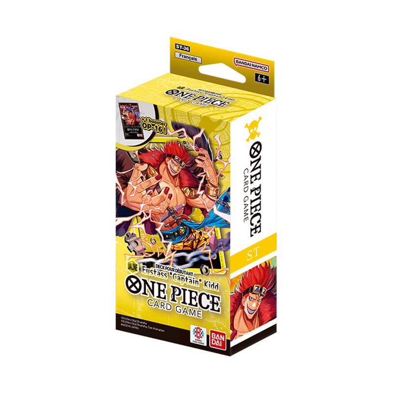Jeu de cartes One Piece Starter Deck — ST-36 Yellow — Eustass "Captain" Kidd