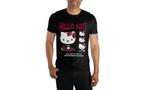 Hello Kitty Unisex Black Short Sleeve T-Shirt