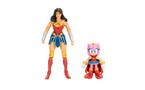 Jakks Pacific DC Comics x Sonic The Hedgehog Amy and Wonder Woman Figure Set 2-Pack