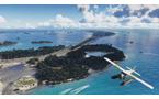 GTA 6 aireal view of an island with a plane flying