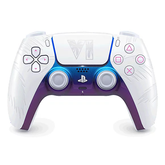 Sony DualSense Wireless Controller - Grand Theft Auto VI White Édition limitée pour PlayStation 5