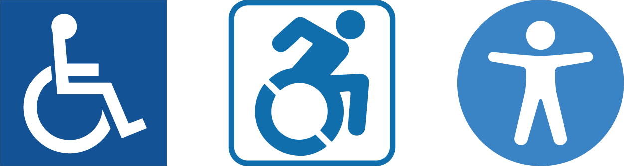 Accessibilité logos