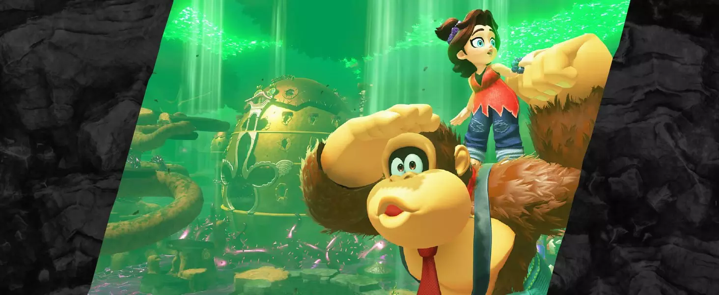 Explore the mysterious Underground World with DONKEY KONG!