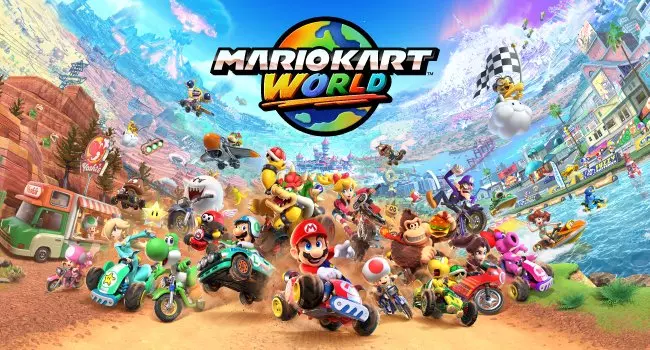 Start your engines and race across a sprawling world!