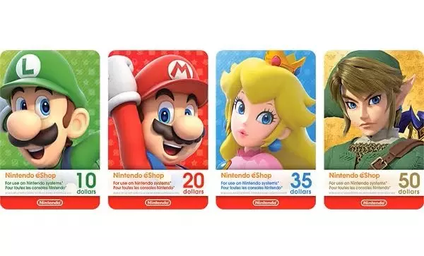 Redeem on Nintendo eShop