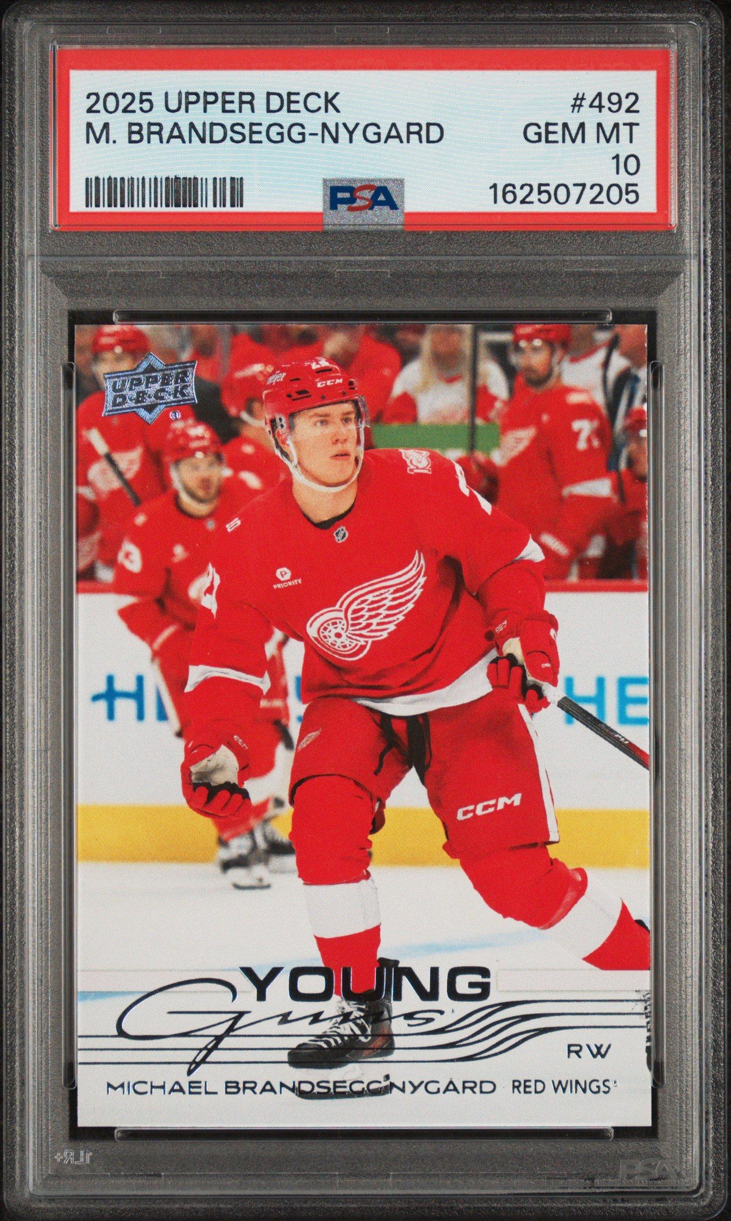 2025 Upper Deck 492 Michael Brandsegg-nygard PSA 10
