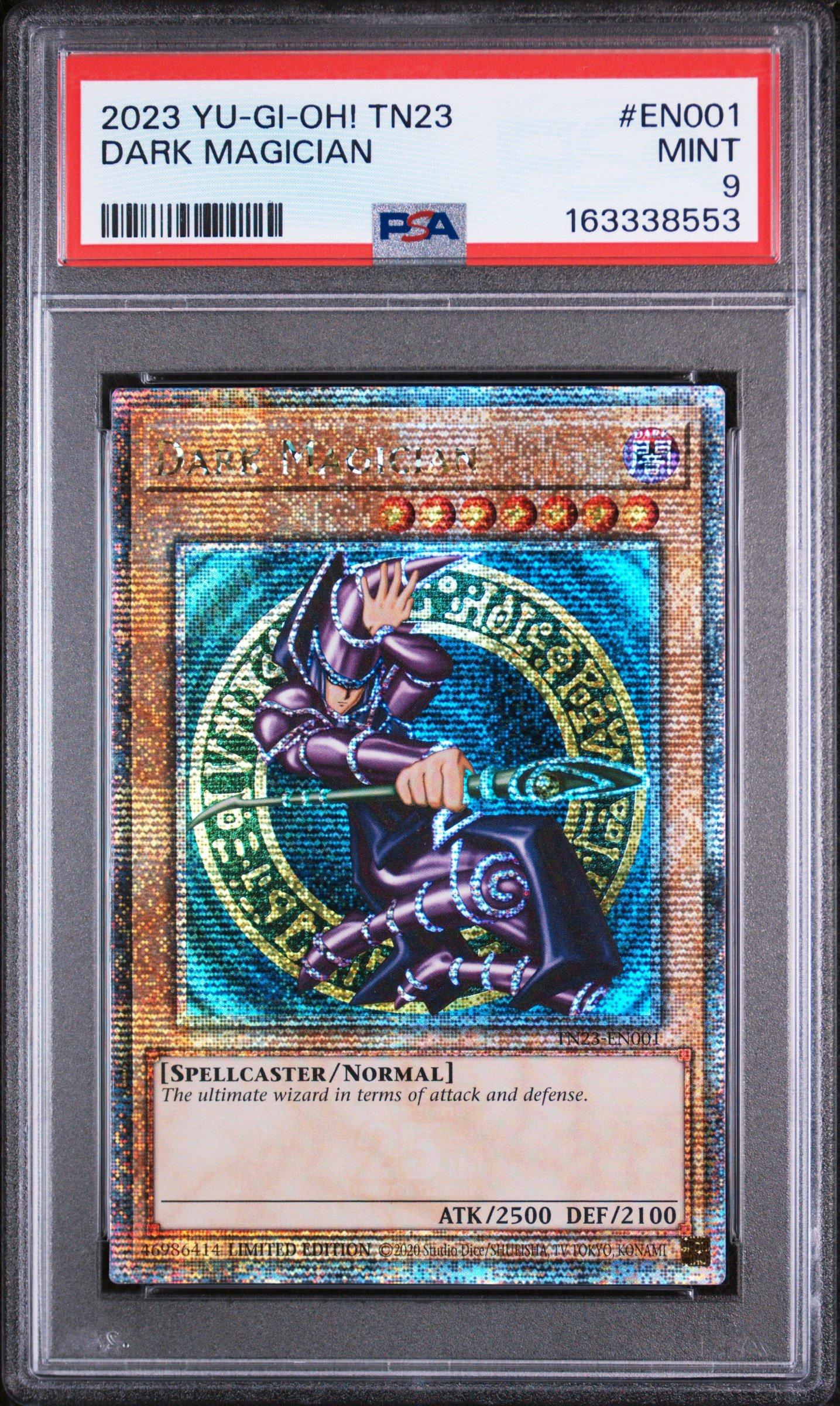 2023 Yu-gi-oh! Tn23-25th Anniversary Tin: Dueling Heroes En001 Dark Magician PSA 9