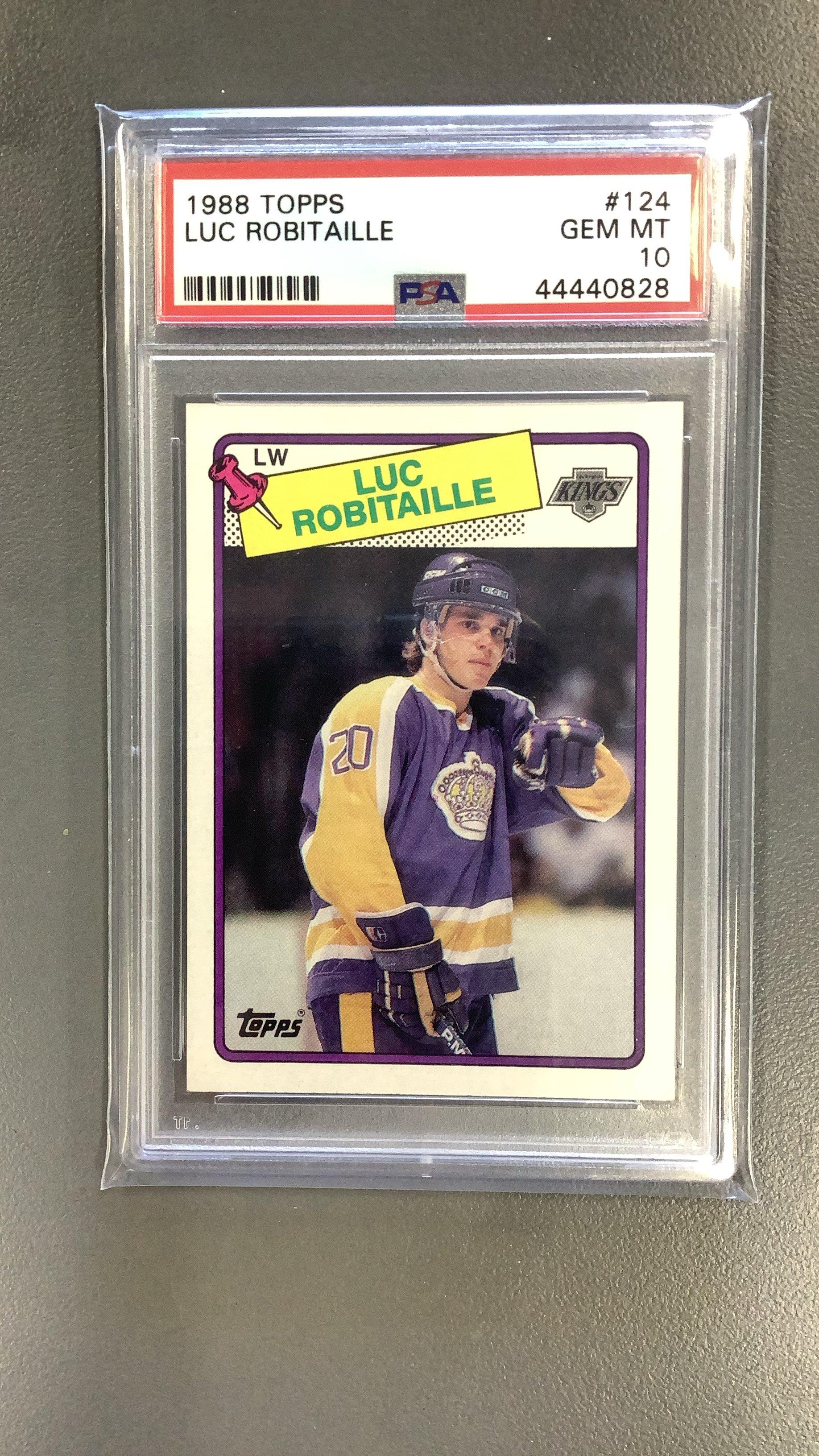 1988 Topps 124 Luc Robitaille PSA 10