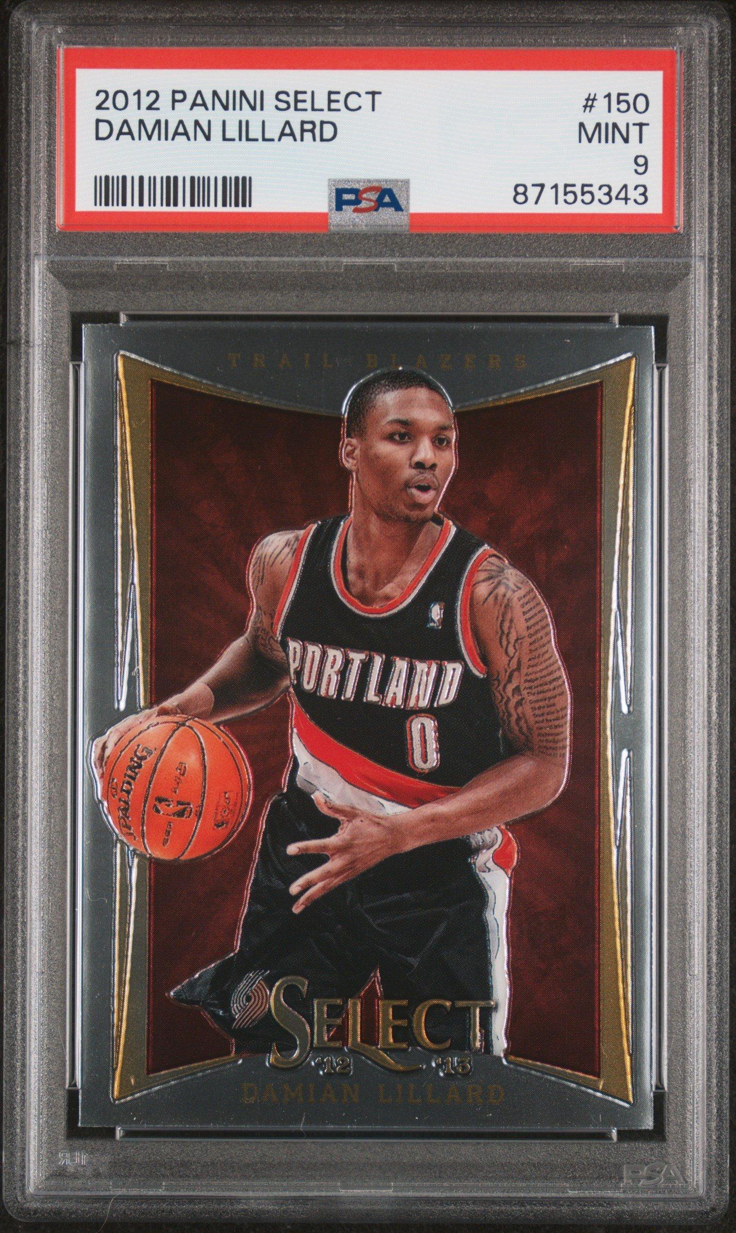 2012 Panini Select 150 Damian Lillard PSA 9